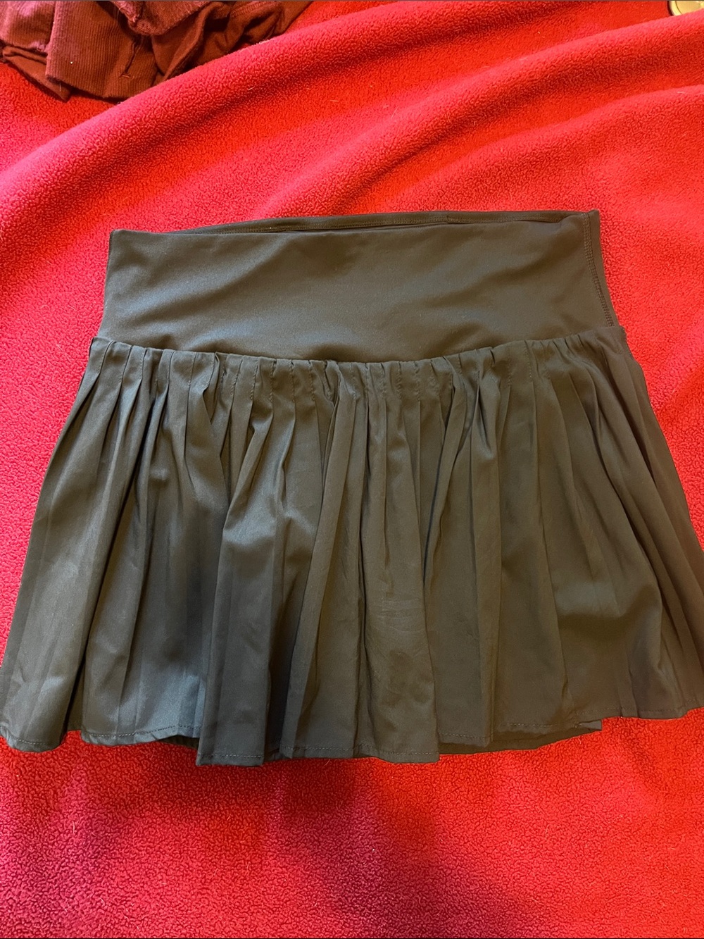 Black Pleated Pickleball/Tennis Skirt - Women